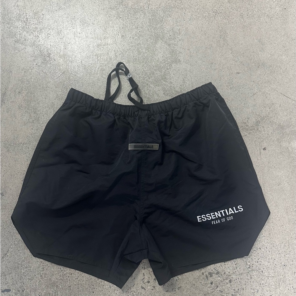 Essentials Black Casual Shorts
